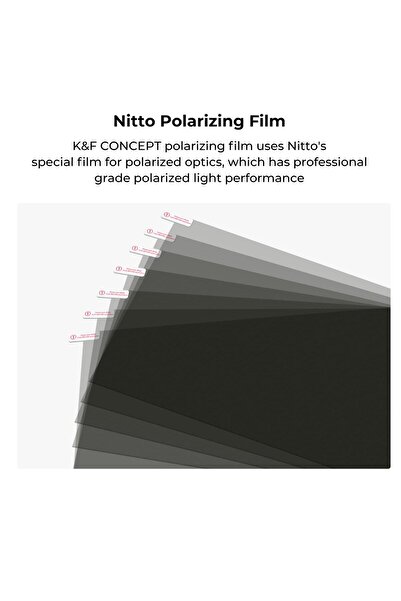 K&F CONCEPT Polarize 300*200mm Film Levhası / 2 li Paket