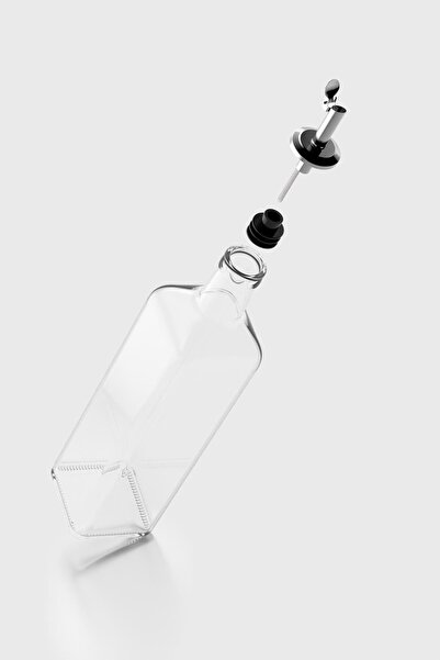 Renga Voca 750 ml Glass Oil Bottle with Metal Cap and Stopper 151008