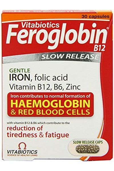 Vitabiotics Feroglobin B12, 30 Capsules