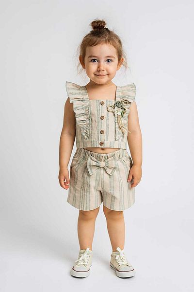 VİYOLİNA LINEN SHORTS SUIT