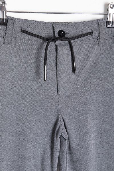 Cansın Mini Smoked Waist Laced Double Leg Boys Jogger Fabric Trousers 20745