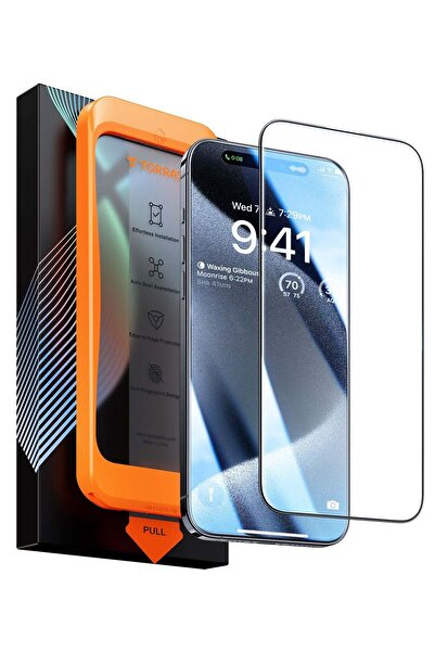 TORRAS واقي شاشة Diamond Shield عالي الجودة لهاتف iPhone 15 Pro