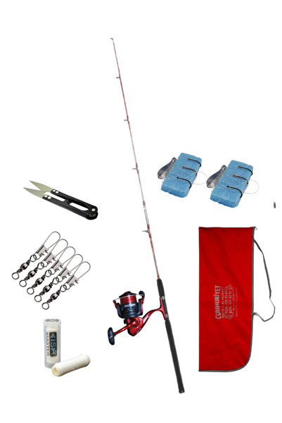 balikavdunyasi Hazır Olta Seti Takımı Tekne Ve Bot Için 165 Cm Silikon Kamış ...
