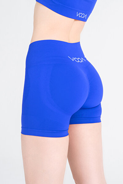 VOOA SPORTSWEAR Serenıty Scrunch Push-Up Detaylı Seamless Şort Tayt Saks