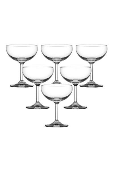 Generic Ocean India-Oce-501S07 Classic Saucer Champagne Glass 200Ml Pack Of 6