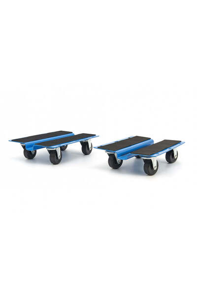 HBM Machines SET OF 2 UNIVERSAL TRANSPORT PLATFORM TROLLEYS 2 X 250KG 250 X 200MM HBM