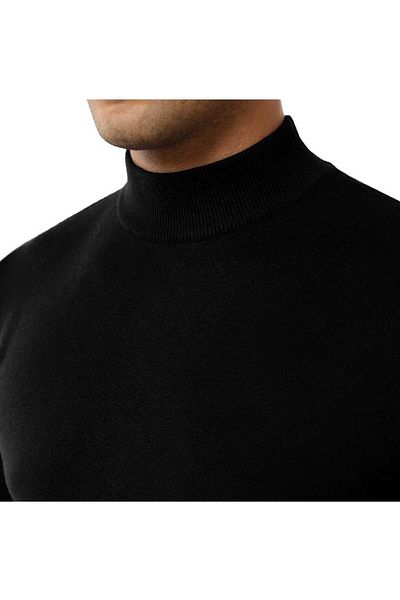 youknitwear you Diaz 100% Cotton Half Turtleneck Men's Knitwear Sweater