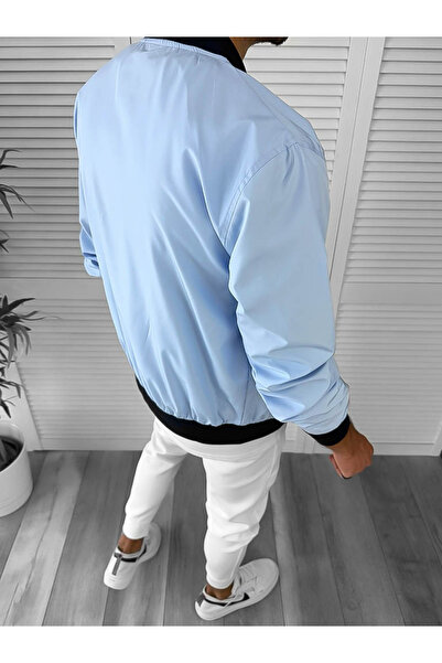 dehaine Geaca pentru barbati, primavara-toamna, albastra, 12334, M