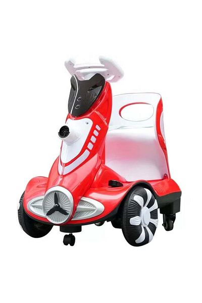 Store7 Electric Scooter for Kids, 4 Wheels, Dual Motors, LED Lights, Rechargeable Battery 6V