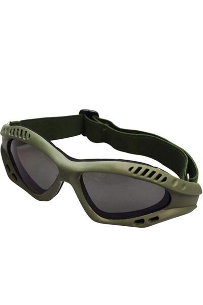 Generic happgrand Motorcycle Goggles Cycling Glasses Elastic CS Tactical Safety Goggles Windproof Anti-Dust