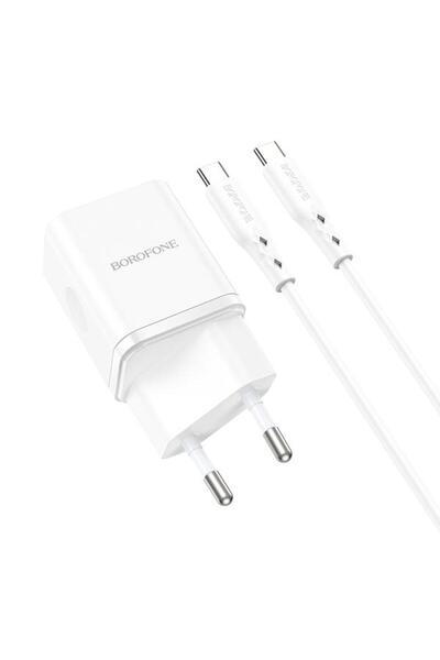 Borofone Incarcator Retea Cu Cablu USB-C BN7, 20W, 3A, 1 x USB-A - 1 x USB-C,...
