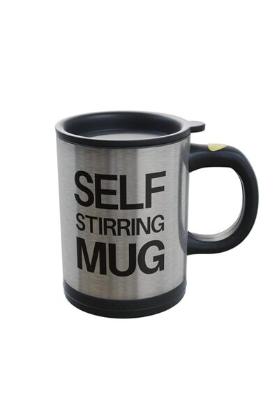 Generic Chef Buddy Self Stirring Mug- Reusable Auto Mixing Cup with Travel Li...