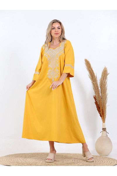 AFandina A-720 Haer Jalabiya with a soft design that matches your daily elegance