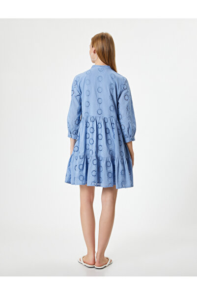 Koton Blue Women's Mini Brode Dress