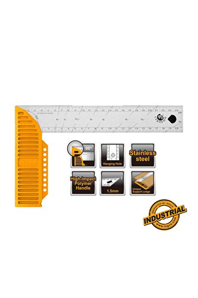 Bervas ECHER VINCLU CU RIGLA 300/40 MM INGCO