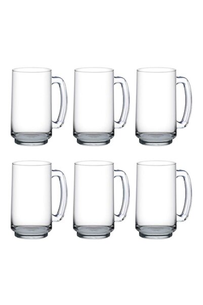 Generic Ocean Playboy Beer Mug, Set Of 6, Clear, 357 Ml, P00140, Beer Glass, ...