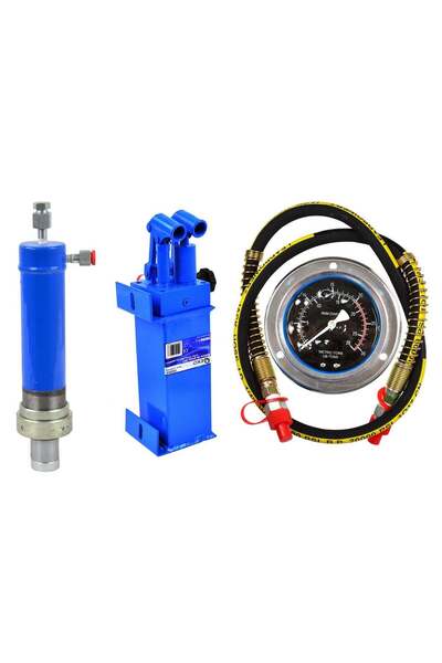 GEKO HYDRAULIC PUMP WITH CYLINDER AND MANOMETER FOR PRESS 20T