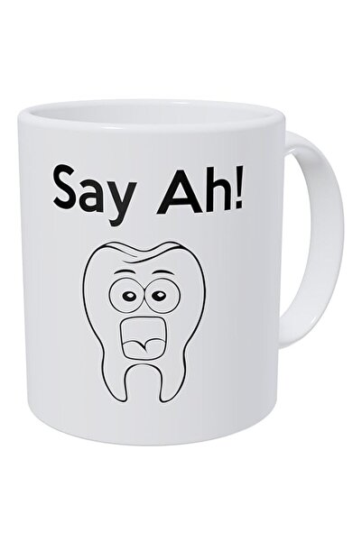 Generic Wampumtuk Say Ah Dental, Dentist, Tooth 330mls Funny Coffee Mug