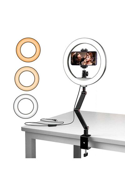 Generic Apexel Desk Mount Kit with Ring Light Kit
