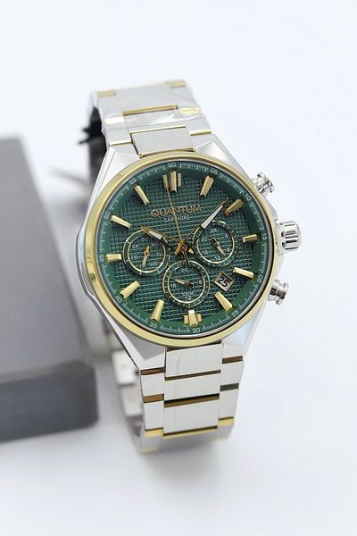 Quantum Sapphire Glass Steel Cord Men Wrist Watch Asw123-I1985Q