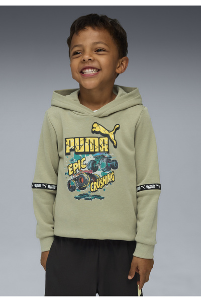 Puma x HOT WHEELS™ MONSTER TRUCKS Παιδική Φούτερ με Κουκούλα