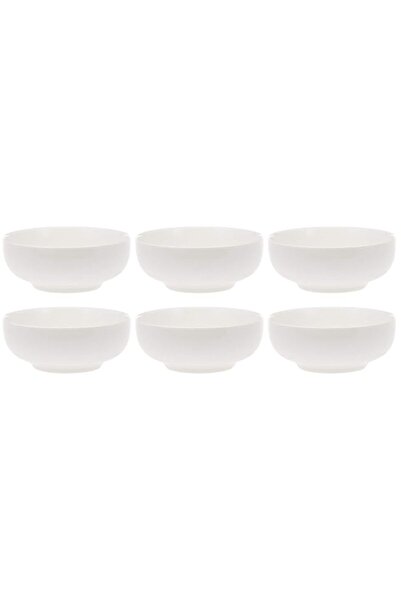 Generic Verona C5280531 Soup Bowl Set Of 6, White, 12 cm, H 5.3 X W 7.8 X D 5.2 cm