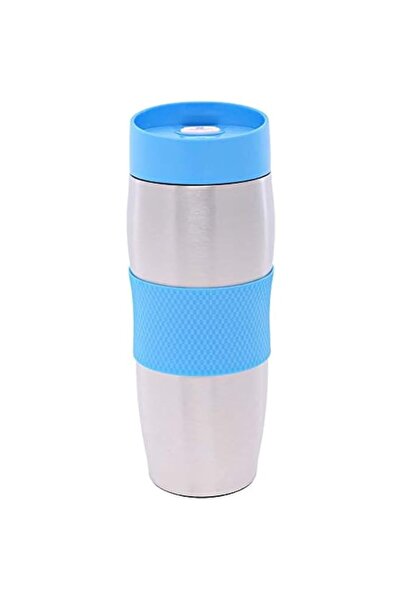 Generic Nessan Mug with silicone Rubber 380ml Blue, F-HV056-Blu
