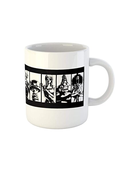Generic White Mug with One Piece - all character full design printing