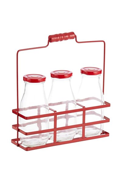 Generic Harmony Table Top Glass Milk Bottle, Clear 300 ml, Set of 3 JD1612