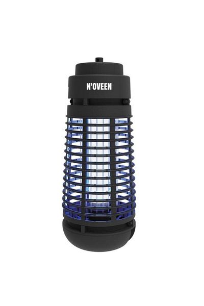 Noveen Lampa electrica anti-insecte IKN6 Lampion Black, LED UV, 6 W, 800 – 1000 V (Negru)