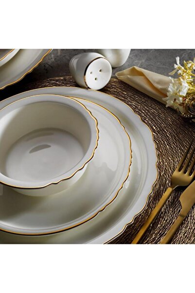 Massimo Rumi Gold 60 Parça Yemek Takımı