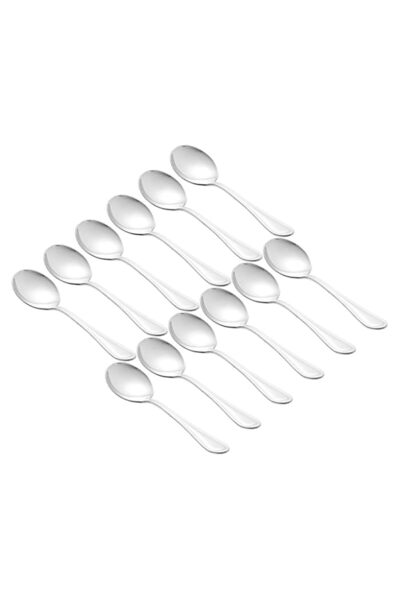 Generic Wnk Windsor Soup Spoon Set - 12 Pieces - Silver