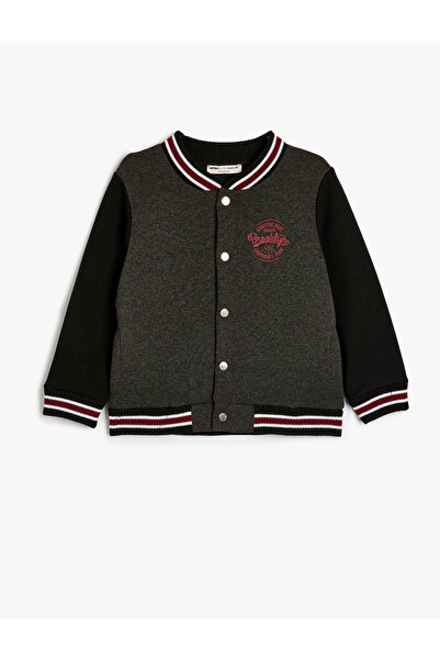 Koton سترة جامعة رمادية للأولاد