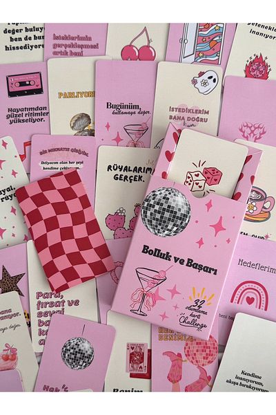 Planet Butik Abundance and Success 32 Affirmation Cards
