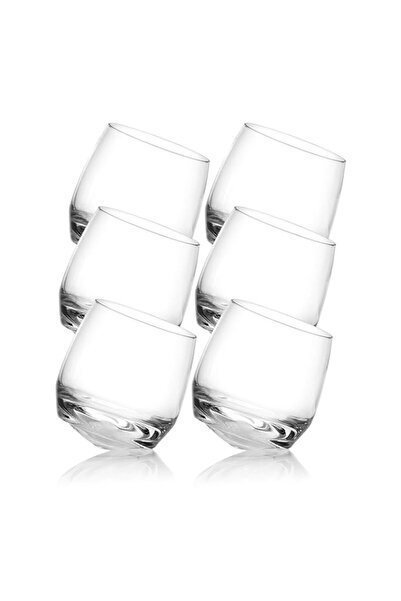 Generic مجموعة أكواب أوشن كوبا روك من 6 قطع، شفافة، 270 مل، J14209 - روك مزدو...