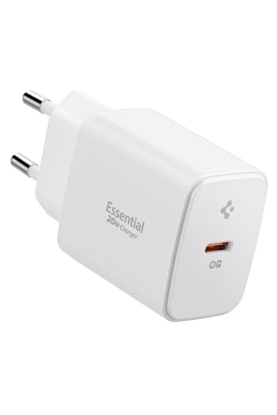 Spigen Încărcător de perete Essential ACH08701, 20W, USB-C, alb
