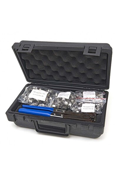 HBM Machines ﻿TRUSA COLIERE METALICE CU CLESTE PENTRU COLIERE 202 PIESE