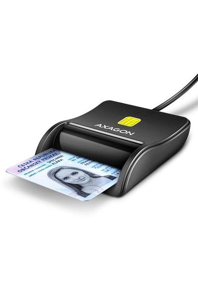 Axagon Smart Card PocketReader, CRE-SM3N, USB 2.0
