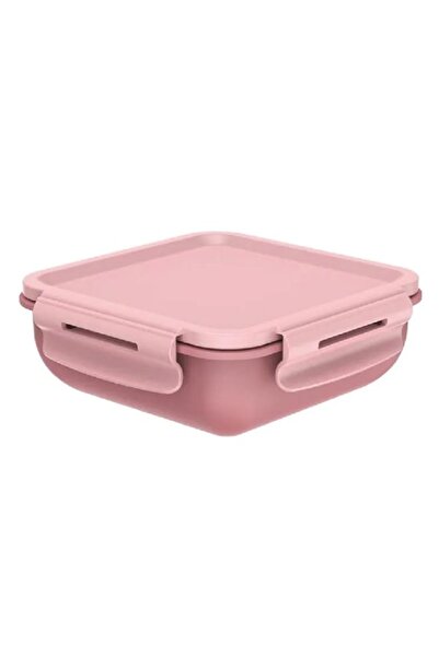 Generic OU HERMETIC SQUARE LUNCH BOX BICOLOR PINK ROSE