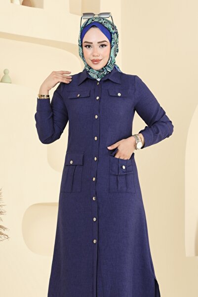 ModaMerve Cep Detaylı Sofia Takım 23026UKB139-MS Laci