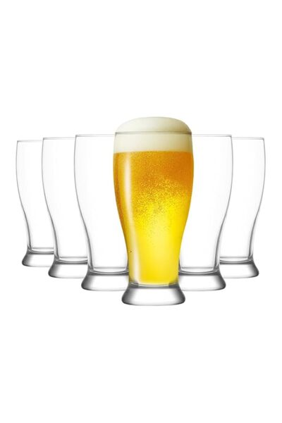 Generic مجموعة أكواب بيرة لاف 6 × آرتكرافت بروتو سعة 565 سم مكعب، 19 1/4 أونصة