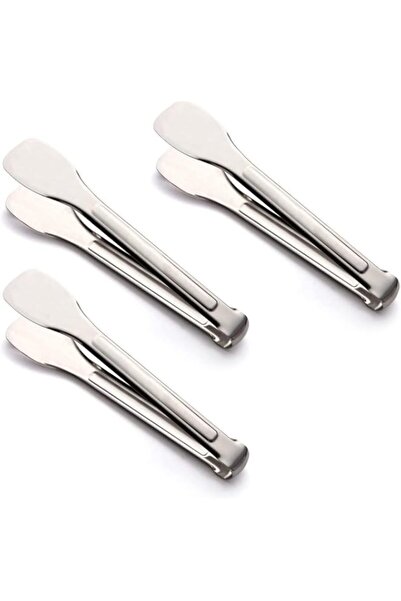 Generic ملقط مطبخ أزوني، عبوة من 3 قطع، من الفولاذ المقاوم للصدأ، أدوات تقديم...