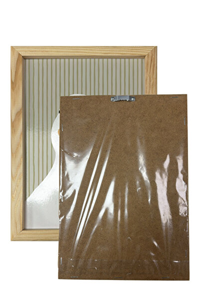 AND Ahşap Çerçeveli Ördek Temalı Tablo Üçlü MDF Poster Tablo Duvar Dekoru (21x30 cm)