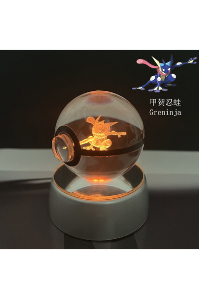 Choice5 Greninja Pokemon Crystal Ball Pikachu Gengar Eevee Mewtwo Lacario Ani...