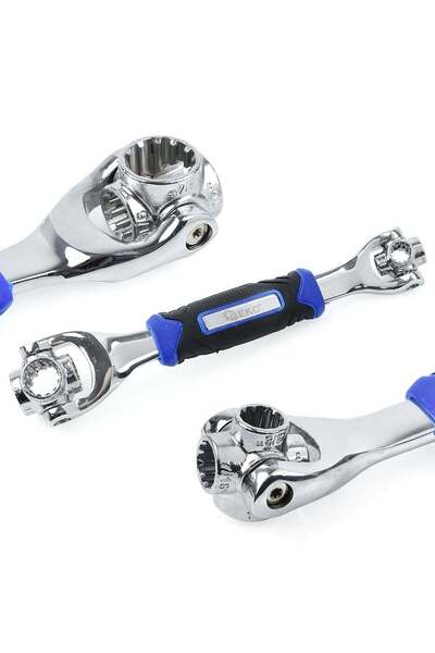 GEKO ΠΟΛΥΛΕΙΤΟΥΡΓΙΚΟ ΚΛΕΙΔΙ 48 ΣΕ 1 ΜΕ ΠΕΡΙΣΤΡΕΦΟΜΕΝΗ ΚΕΦΑΛΗ 360°, ΧΑΛΥΒΑΣ CR...