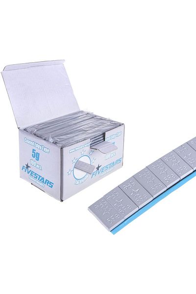 Five Stars PACHET CONTRA-GREUTATI AUTOADEZIVE 5GRAME - 400 FASII EDGY FIVESTARS - 12 BUC/ FASIE 25 KG