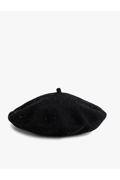 Koton Black Women's Classic Beret