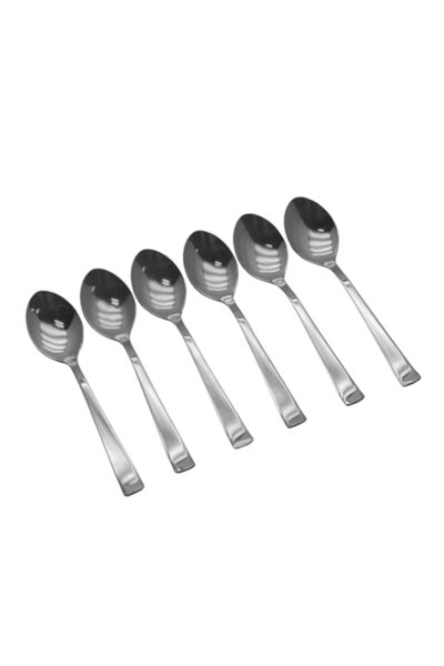 Generic Raj Rk Tea Spoon in a pack of 6 pieces, 13.5 cm, RK0048, Tea Spoon , Tiny Spoon , Beverage Spoon ,