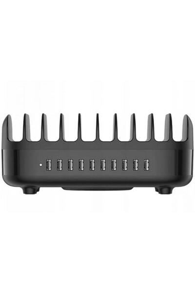 Orico Incarcator Statie DUK-10P-V1, 120W, 2.4A, 10 x USB-A, Negru
