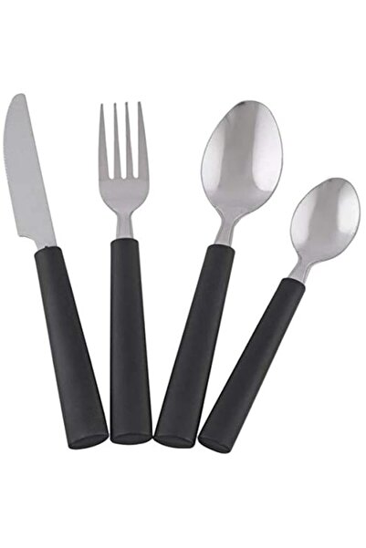 Generic Berger Stainless Steel Cutlery, Set Of 16 Piece - Black Lp917-16